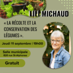 La récolte et la conservation des légumes - Conférence par Lili Michaud